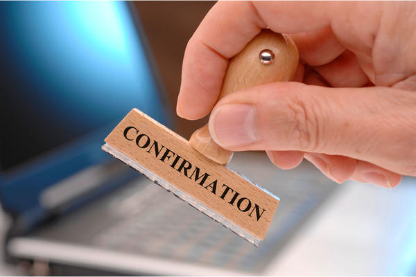 Confirmation stamp