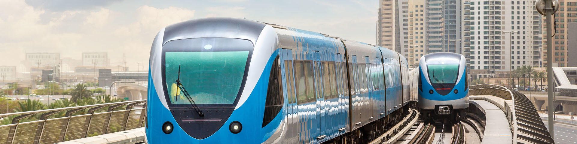 Dubai metro railway